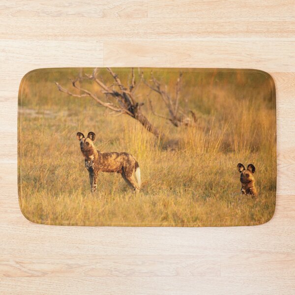 Item preview, African Wild Dogs On Watch designed and sold by Kay Brewer.