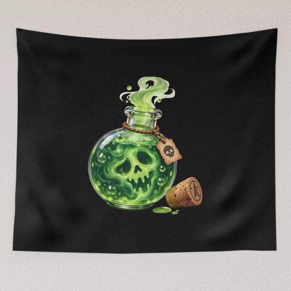 Item preview, Cute Skull Potion Magic designed and sold by litleelseart.