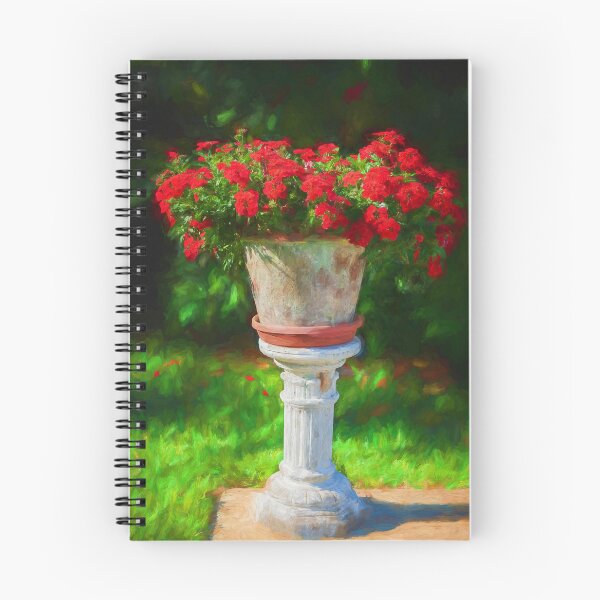 Item preview,  Verbena, Red Verbena on Pedestal  designed and sold by RichFrancoCars.