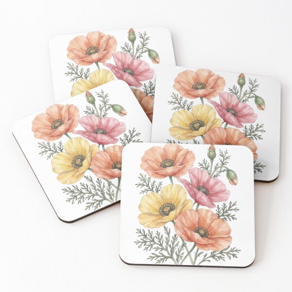 Item preview, Classic Poppy Flower Graphic - Wildflower Botanical Nature - Vintage Cottagecore Garden Style Top - Bloom Gift  designed and sold by DesignDenDo ⭐⭐⭐⭐⭐.