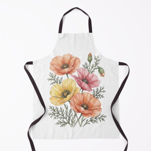 Item preview, Classic Poppy Flower Graphic - Wildflower Botanical Nature - Vintage Cottagecore Garden Style Top - Bloom Gift designed and sold by DesignDenDo ⭐⭐⭐⭐⭐.