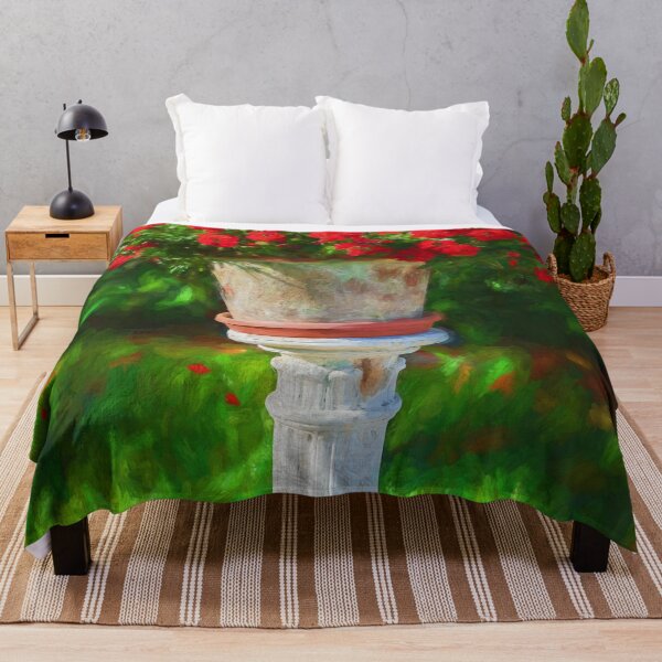 Item preview, Verbena, Red Verbena on Pedestal designed and sold by RichFrancoCars.