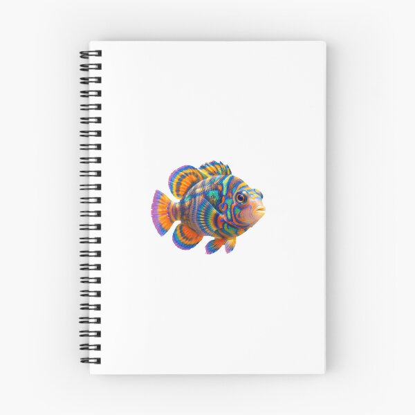 Item preview, Mandarinfish – Vivid Psychedelic Reef Portrait designed and sold by Helt-enkelt.