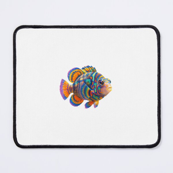 Item preview, Mandarinfish – Vivid Psychedelic Reef Portrait designed and sold by Helt-enkelt.