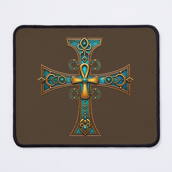 Item preview, Intricate Egyptian Cross Symbol Design for African Spirituality designed and sold by 'VARI'.