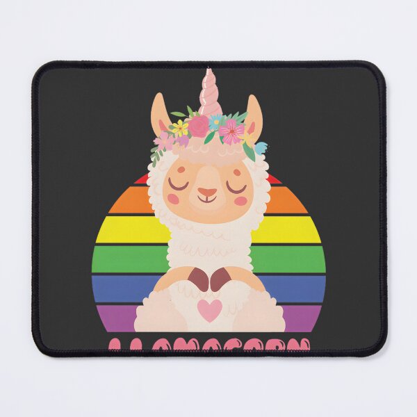 Item preview, Cute Llamacorn Illustration with Rainbow Horn and Whimsical Style designed and sold by SimoStore.