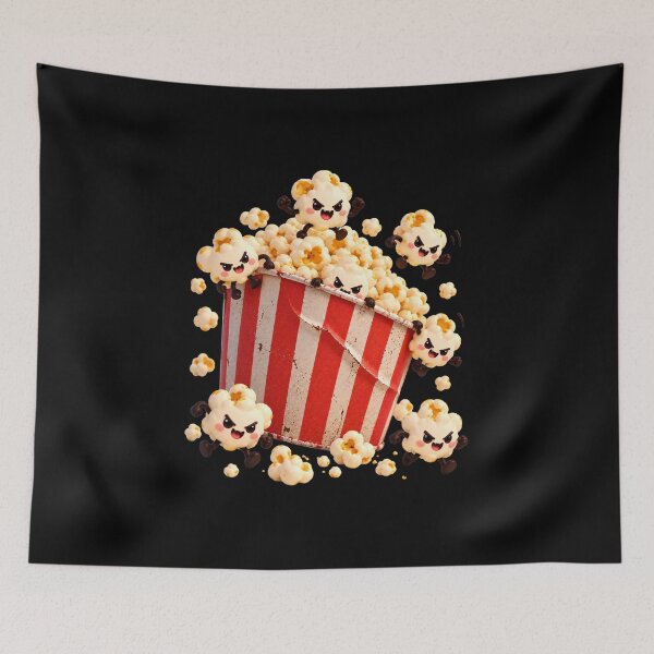 Item preview, Angry Popcorn Monsters designed and sold by litleelseart.