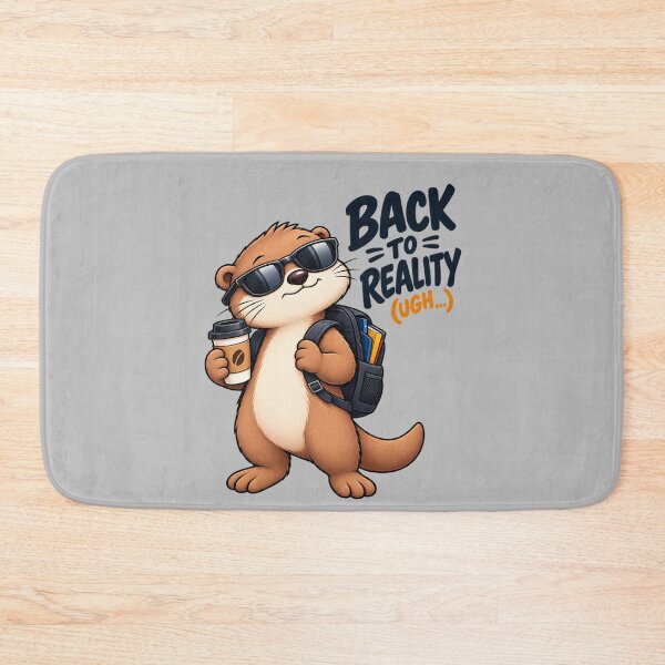 Item preview, Funny Otter Meme Collection - Back To Reality Otter Meme Cartoon -Relatable Adult Humor designed and sold by MiraLumeStudio.