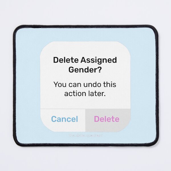 Item preview, delete assigned gender trans designed and sold by DeltaQuadrant.