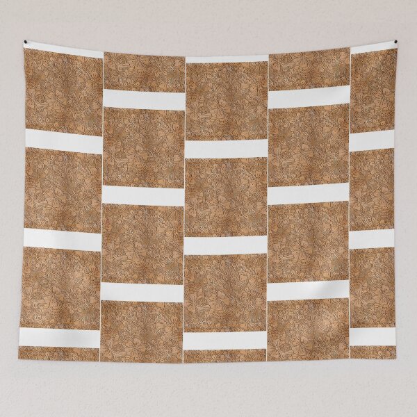 Item preview, Wood Carvings Floral Pattern Rustic designed and sold by DekorStyle.