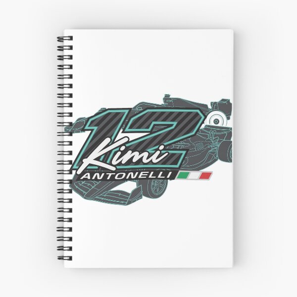 Item preview, Kimi Antonelli 12 Formula Racing Driver Italian Flag designed and sold by PhotoArtMC.