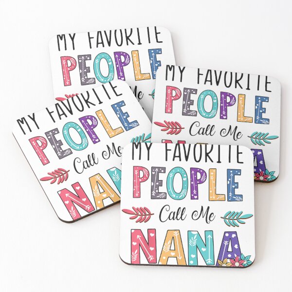 Item preview, My Favorite People Call Me Nana Floral Art Happy Mother Day  designed and sold by Copelneon.