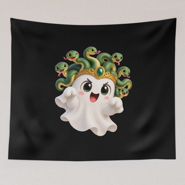 Item preview, Kawaii Medusa Ghost designed and sold by litleelseart.