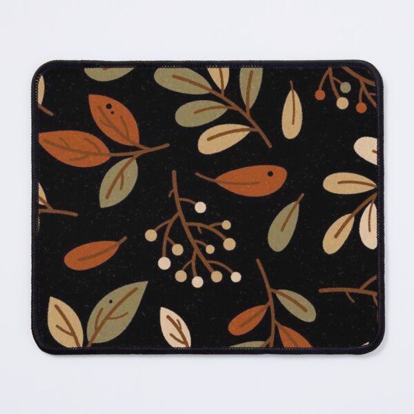 Item preview, Dark Neutral Autumn Foliage and Berries Pattern — Boho Fall Botanical Leaves designed and sold by LYAN-STORE.