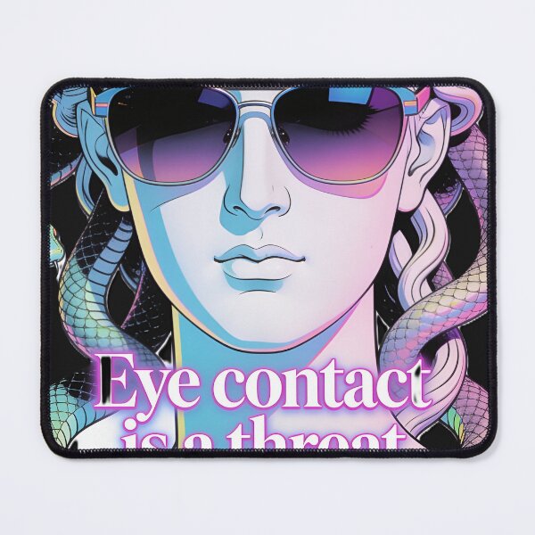 Item preview, Medusa Eye Contact Is A Threat Sunglasses designed and sold by GodsMonsterss.