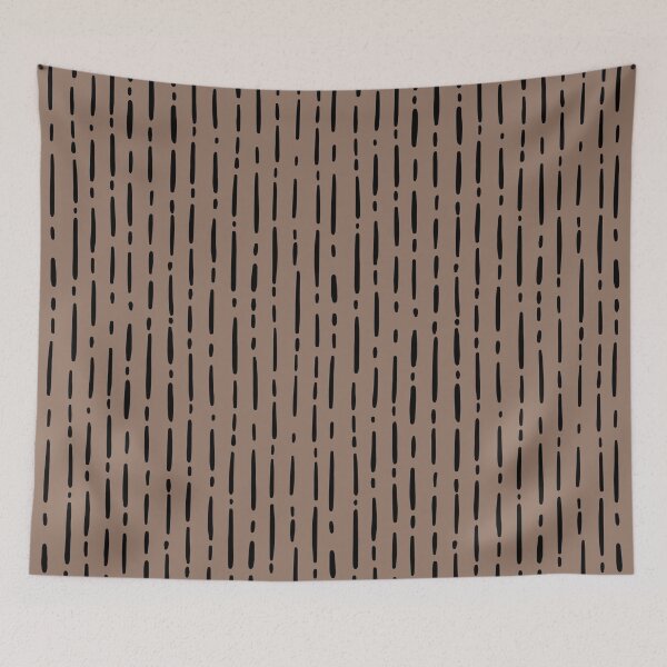 Item preview, Irregular Lines & Dashes on Light Brown  designed and sold by KSimpson838.