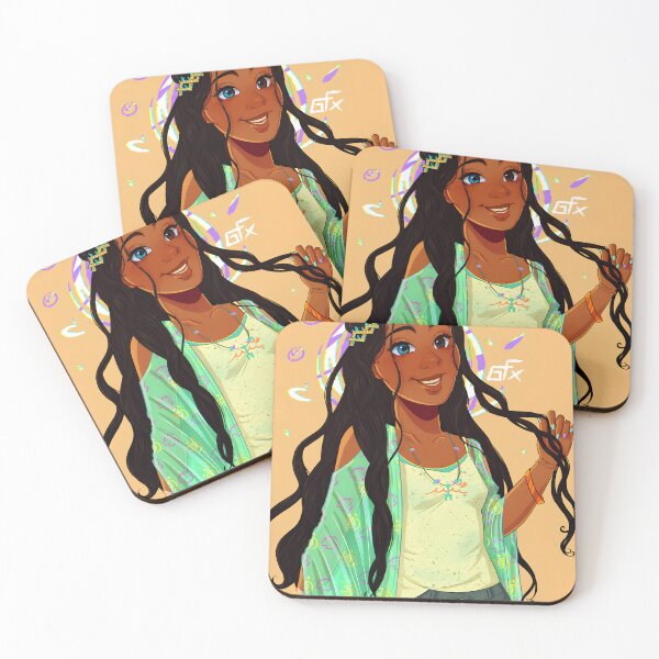 Item preview, Boho Free Spirit Woman Diverse Heterochromia Eyes designed and sold by ellyantilaJew.