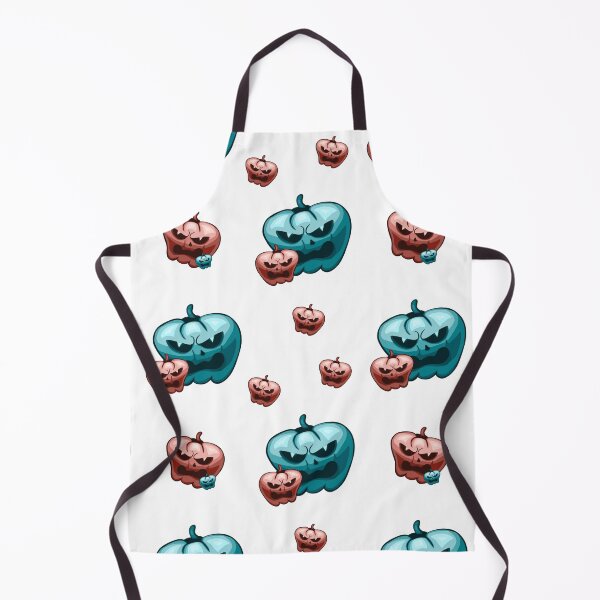 Item preview, Creepy Teal and Pink Evil Pumpkins Pattern — Spooky Halloween Jack O Lanterns designed and sold by LYAN-STORE.