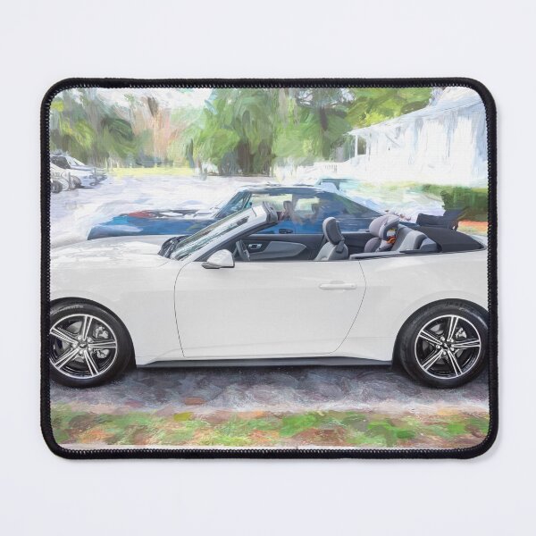 Item preview, 2024  Ford Mustang Convertible Side Profile Automotive Print designed and sold by RichFrancoCars.
