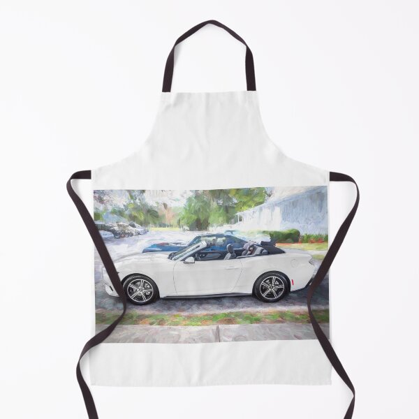 Item preview, 2024 Ford Mustang Convertible Side Profile Automotive Print designed and sold by RichFrancoCars.