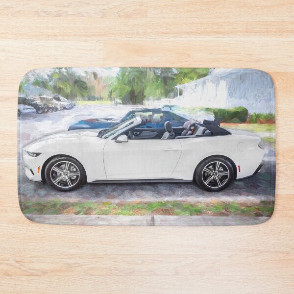 Item preview, 2024  Ford Mustang Convertible Side Profile Automotive Print designed and sold by RichFrancoCars.