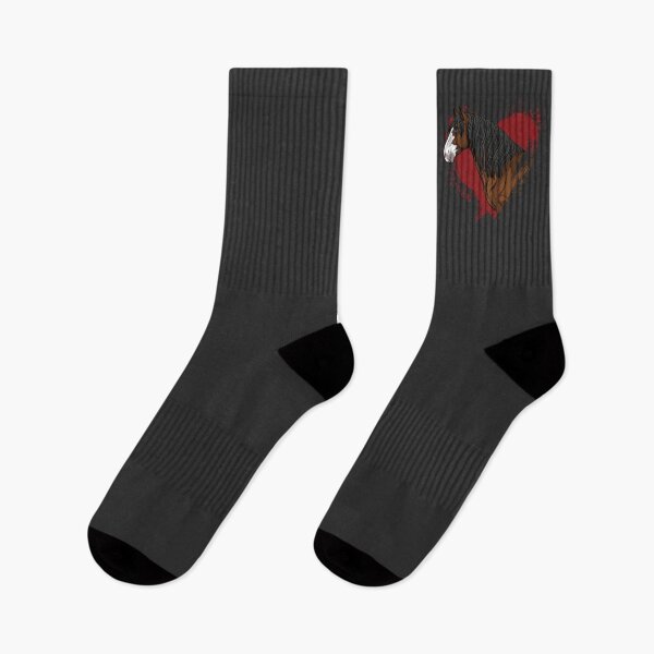 Item preview, The head of the Abaco Barb horse and a red heart designed and sold by Cheval-de-coeur.