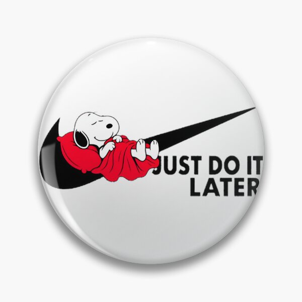 Item preview, Lazy Snoopy Illustration with Just Do It Later Quote designed and sold by Trendy Tee.