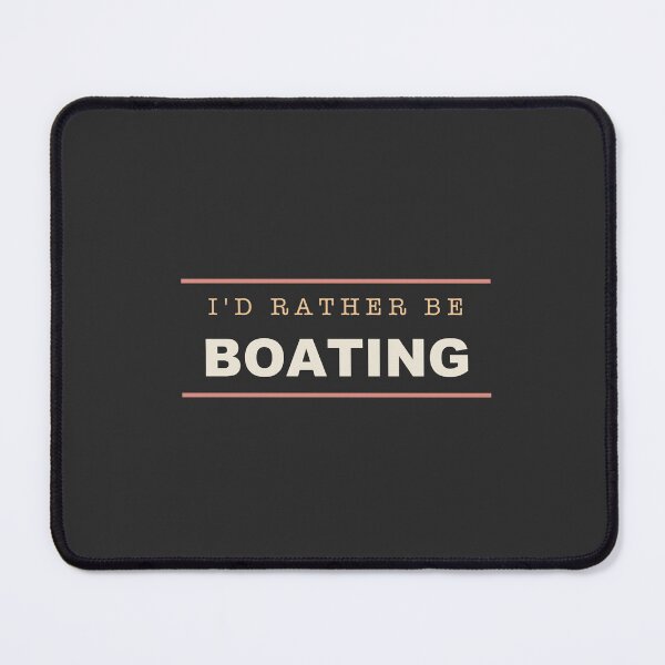Item preview, I'd Rather Be Boating - Boating designed and sold by RetroThreadWorks.