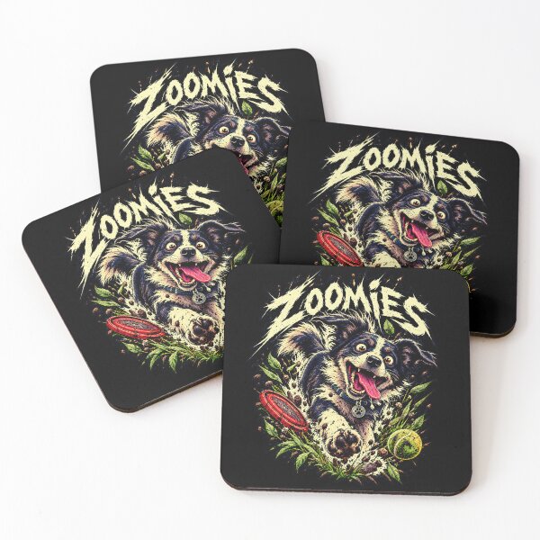 Item preview, ZOOMIES! Crazy Border Collie Chaos Run designed and sold by Neurospicy Trolls.