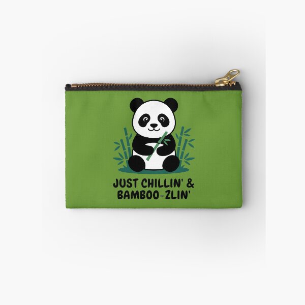Item preview, Cute Panda Just Chillin and Bamboo. designed and sold by MyHappyArtShop.
