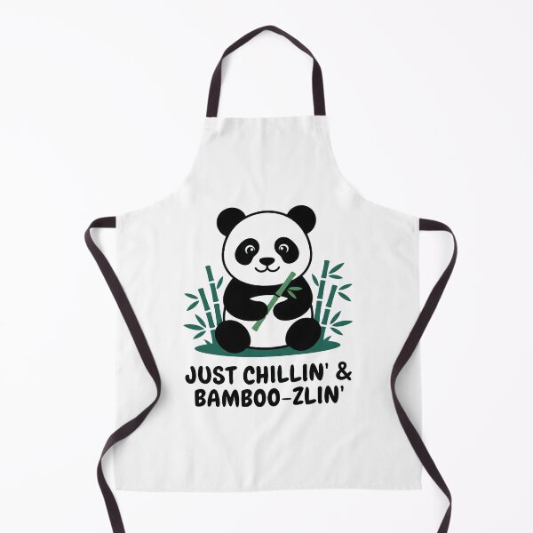 Item preview, Cute Panda Just Chillin and Bamboo. designed and sold by MyHappyArtShop.