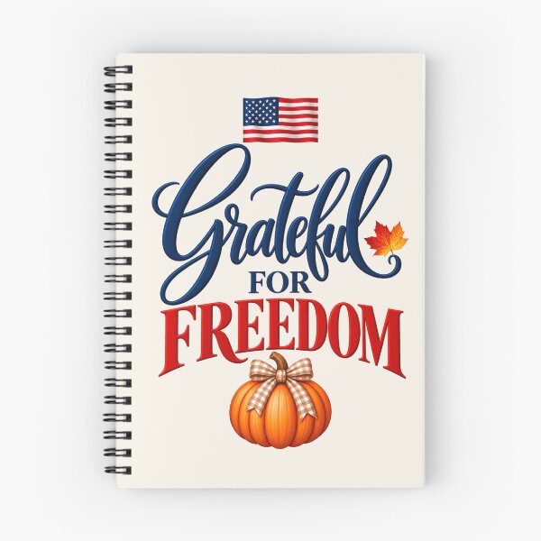 Item preview, Grateful for Freedom – Patriotic Thanksgiving Design designed and sold by HO•Designs.