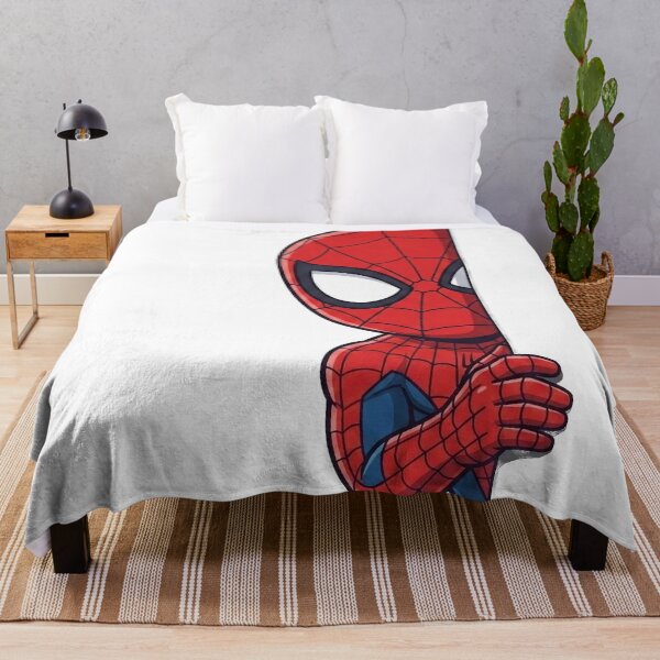 Item preview, Peeking Superhero Chibi Web Hero Cute Wall Peek Design designed and sold by MAXIZPRINT.