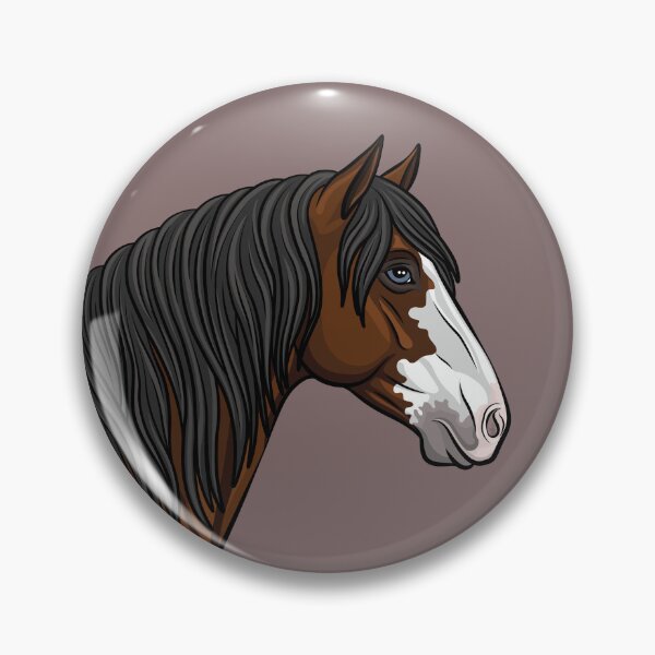 Item preview, The head of the Abaco Barb horse with a bay coat designed and sold by Cheval-de-coeur.