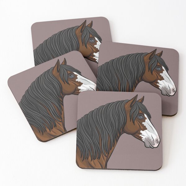 Item preview, The head of the Abaco Barb horse with a bay coat designed and sold by Cheval-de-coeur.