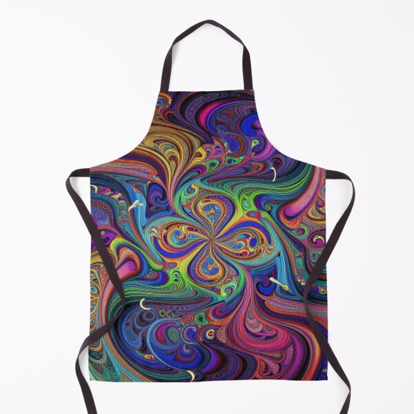 Item preview, Vibrant Fractal Fantasy Art inspired by Julie Bell with glowing energy and mystical color power designed and sold by FotoworldEdel.