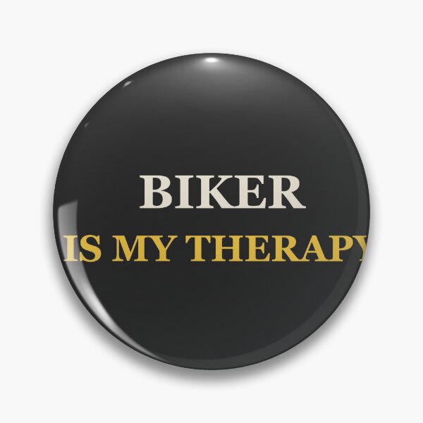 Item preview, Biker Is My Therapy - Motorcycle designed and sold by RetroThreadWorks.