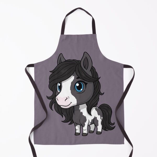 Item preview, A chibi-style drawing of the Abaco Barb horse designed and sold by Cheval-de-coeur.