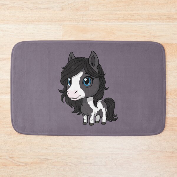 Item preview, A chibi-style drawing of the Abaco Barb horse designed and sold by Cheval-de-coeur.
