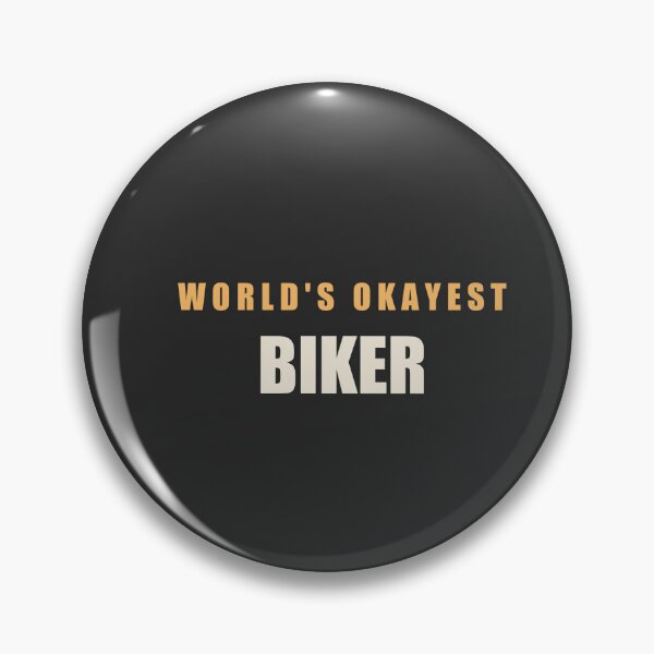 Item preview, World's Okayest Biker - Motorcycle designed and sold by RetroThreadWorks.