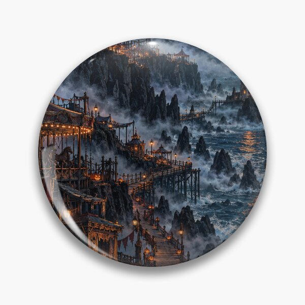 Item preview, Halloween Carnival Beyond the Cliffs designed and sold by HarryCW.