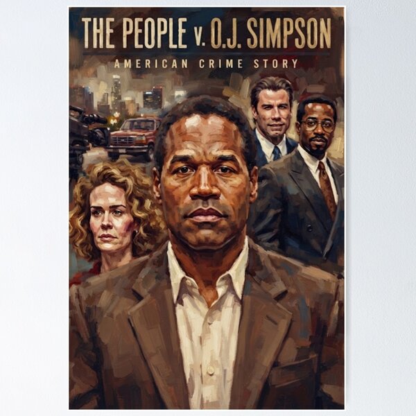 Item preview, The People v. O.J. Simpson Fine Art Tribute designed and sold by Art's Diner.