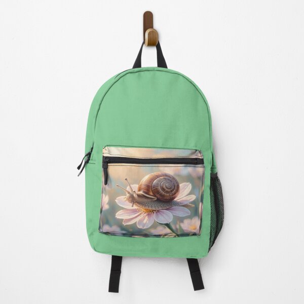 Item preview, Delicate Snail on Pink Blossom in Soft Pastel Dreamlight designed and sold by FotoworldEdel.