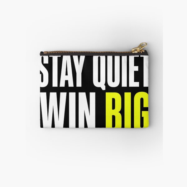 Item preview, Stay Quiet Win Big Motivational Quote Typography designed and sold by Lespribos .