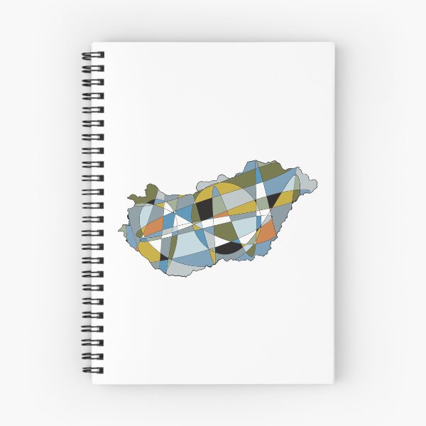 Item preview, Multicolour Hungary Map - Colourful Counties Line Art designed and sold by iampaulmorris.