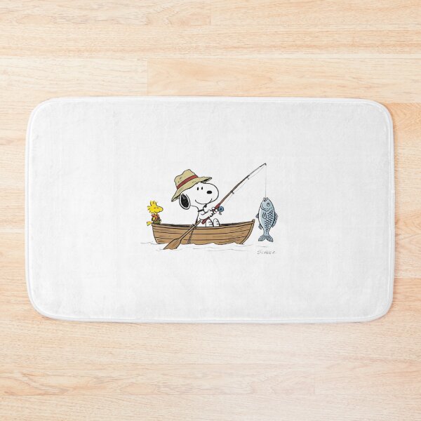 Item preview, Vintage Snoopy Fishing Outdoors Design for Cabin Life Lovers designed and sold by Trendy Tee.