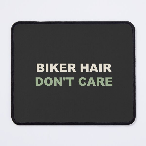 Item preview, Biker Hair Don't Care - Motorcycle designed and sold by RetroThreadWorks.