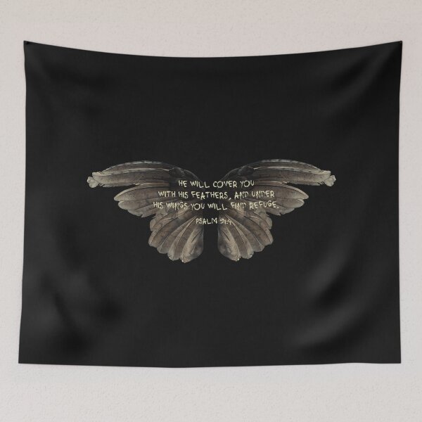 Item preview, under his wings - Psalm 91:4 designed and sold by a peace of heaven.