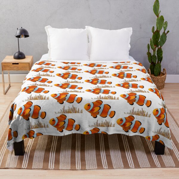Item preview, Clownfish – Vibrant Coral Reef Portrait designed and sold by Helt-enkelt.
