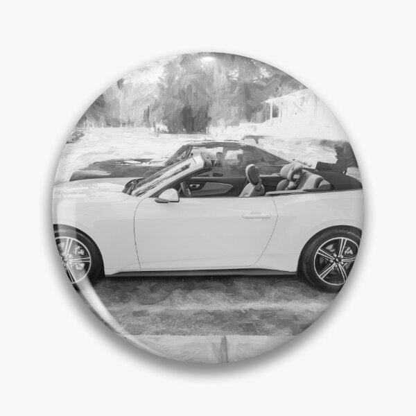 Item preview,  2024  Ford Mustang Convertible Side Profile Automotive Print designed and sold by RichFrancoCars.